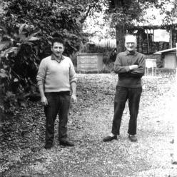 Philippe Auguste Labarère et son père Jean - 1967 1967