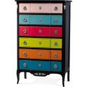 Version 2014 Multicolored Chiffonier 6 drawers