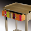  Pedestral Table 1 drawer
