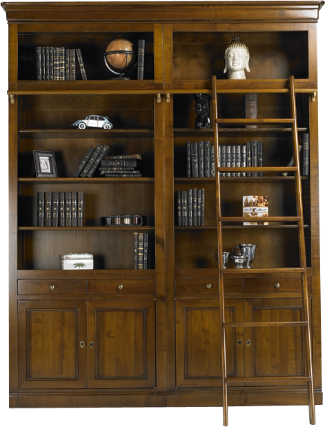  Double Bookcase with extension