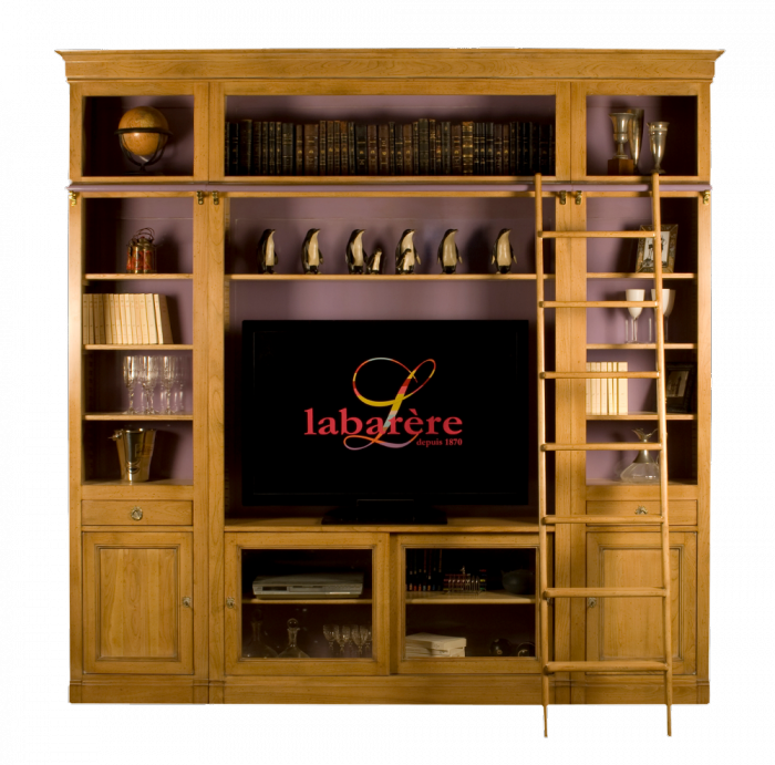  TV Bookcase with extension & ladder 