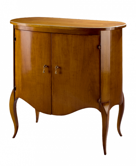  Oval Chest of Drawers with doors