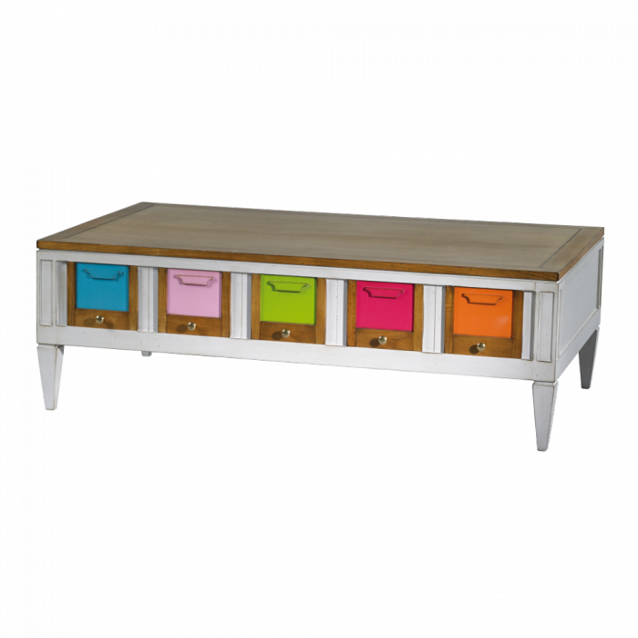  Coffee Table 2 Drawers